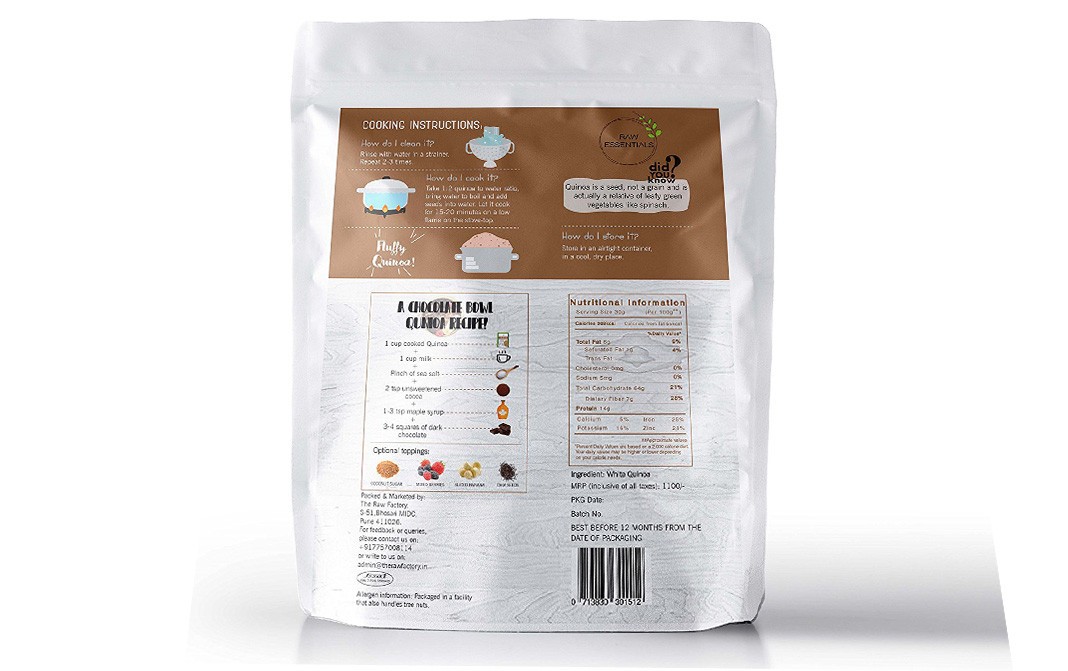 Raw Essentials Quinoa    Pack  1 kilogram